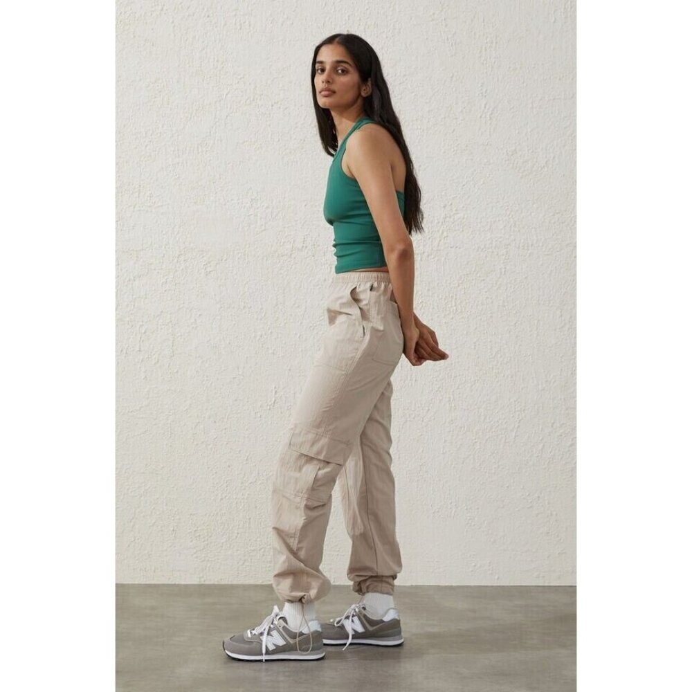 Cotton On Body Parachute Cargo Pants, Beige, Size M